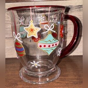 Super Cute  Vintage Look Hand Painted Mug - NEW